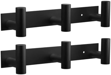 VAEHOLD Black Hat and Coat Wall Mount Rack by VAEHOLD