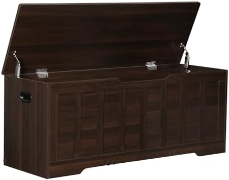 VANKILEY 47.2" Storage Chest Extra Large, Wooden Storage Trunk by Unknown
