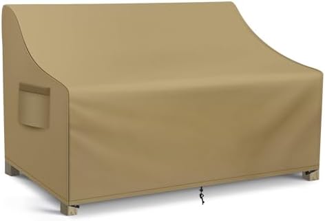 WLEAFJ Patio Sofa Cover Waterproof, 3-Seater Outdoor Sofa Cover, Heavy Duty by WLEAFJ