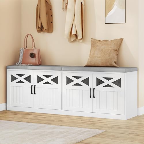 Hzuaneri 59" Shoe Storage Bench by Hzuaneri