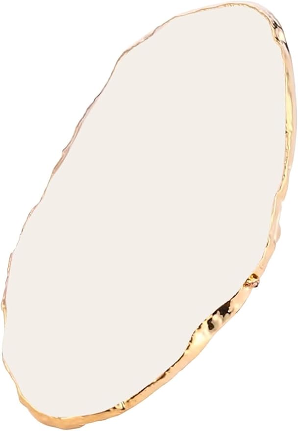 Yellow Resin Nail Art Palette Nail Mixing Palette Polish Holder Drawing Color Palette Nail Art Painting Palette Manicure Tool, Attractive Processed Makeup Palettes