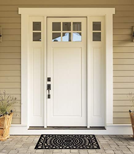 DII Rubber Doormats Collection All Weather, Sun Scroll - Image 2