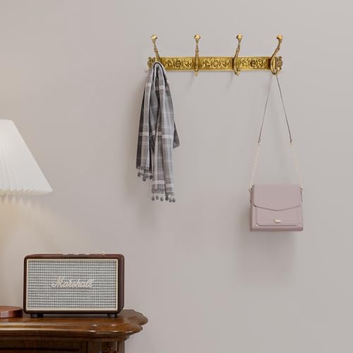 Coat Rack Wall Mount, Vintage Wall Hooks Coat Hooks Antique Towel Racks - Image 2