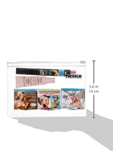 Clean and Green by the Balm for Women - 5Pc 0.1ozBig Date Blush, 0.1oz Bronzilla Bronzer, 0.1oz Double Crosser Wow Highlighter, 0.27oz Nuit Mascara in Extra Black, 0.39Anne T. Dotes Primer