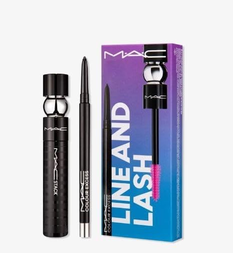 MAC M.A.C Line And Lash Kit - M·A·CStack Mascara & M·A·C Colour Excess Gel Pencil Eye Liner, black