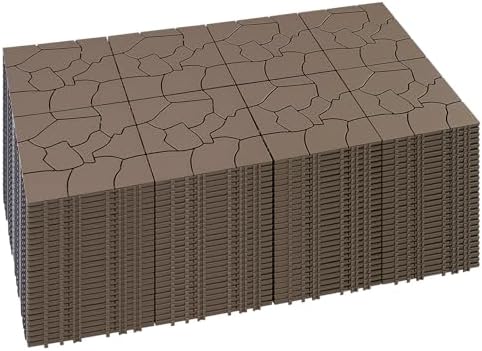 216 PCS Plastic Interlocking Deck Patio Tiles by Mapleyard
