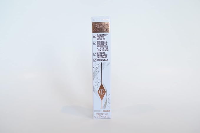 Charlotte Tilbury Beautiful Skin Medium to Full Coverage Radiant Concealer with Hyaluronic Acid - 3.5 Fair with Yellow Undertones