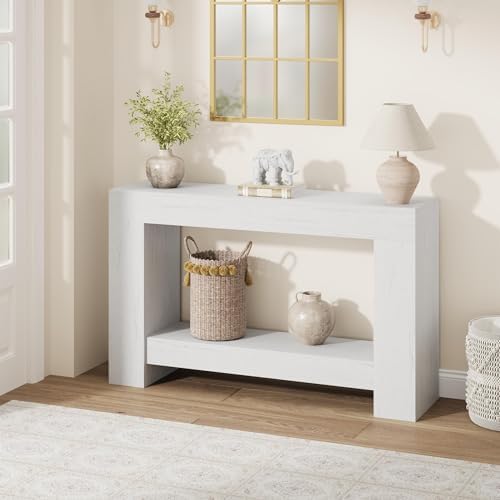 GarveeHome 47" Farmhouse 2-Tier Console Table - Image 3