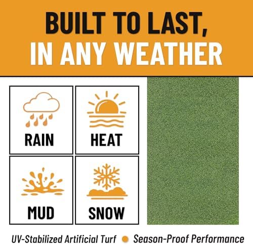 Ottomanson Artificial Grass Turf Runner Pro 31" x 14' - Image 5