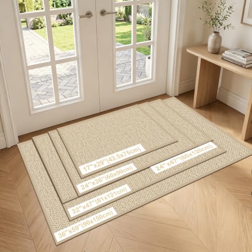 LEKEEPGO Door Mat 17"x29", Non Slip Washable Indoor Door Mat - Image 2