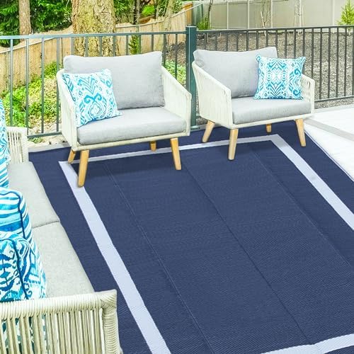 Ogrmar 6x9 FT Reversible Mats, Outdoor Rug by Ogrmar