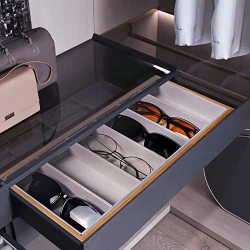 Natural bamboo Glasses Eyeglass Eyewear Sun glasses Sunglasses Box Storage Case - Image 5