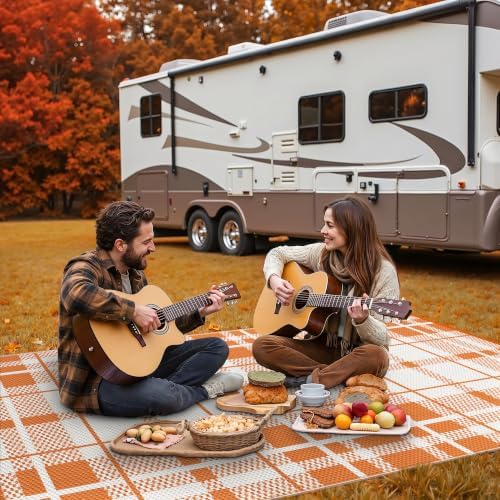 GENIMO Fall Decor Outdoor Rug, Plastic Rugs - Image 5