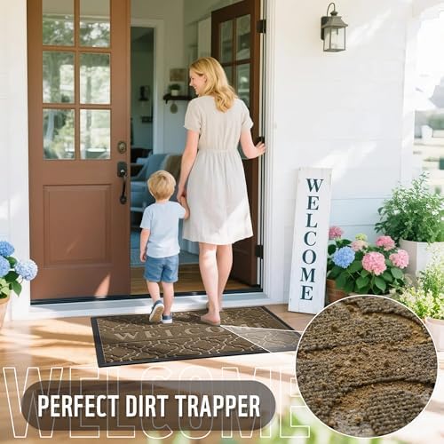 Yimobra Large Welcome Door Mat, 36 x 24 in - Image 4