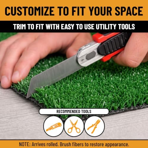Ottomanson Artificial Grass Runner Lite 31" x 50' - Image 5