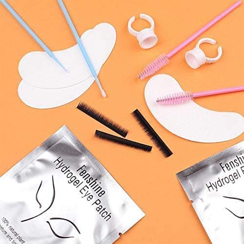 Fenshine 200 Pairs Eyelash Extension Eye Pads Lint Free Hydrogel Eye Patches Professional Under Eye Gel Pads for Lash Extensions Supplies