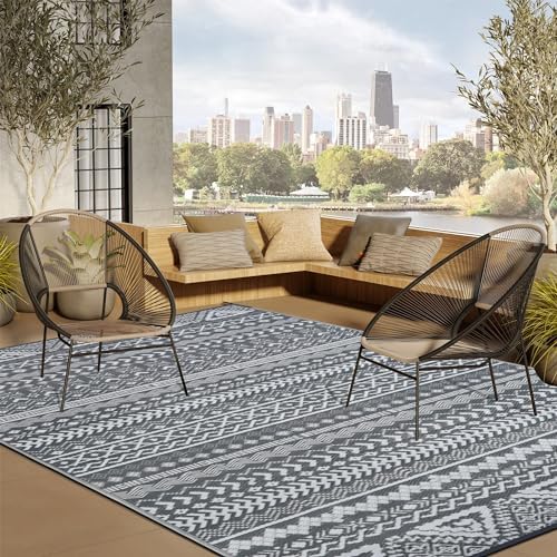 SAND MINE Reversible Mat, Indoor Outdoor Rug Carpet, Reversible Patio Rug - Image 6