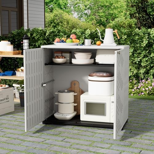 HOMSPARK Indoor/Outdoor Storage Cabinet - Image 6