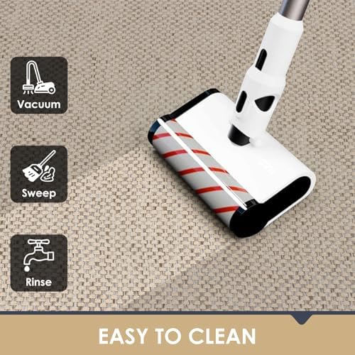 Door Mat 40" x 26", Half Circle Non Slip Washable Entry Rug, Low Profile - Image 3