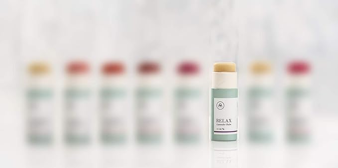 Coconut Matter Mood Lip Balm – Handmade Vegan Coconut Oil Lip Balm with Lavender Scent - Hydrating Lip Balm with Natural Coconut Oil, RELAX