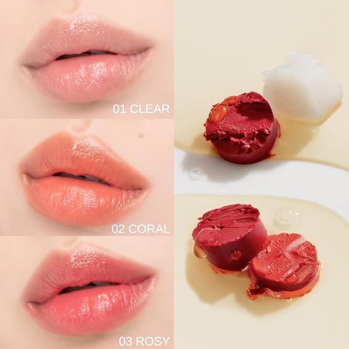 Smooth Butter Lip Balm 0.14 oz ā Super Moisturizing Butter Lip Balm, Lip Repair & Care, Natural Color with Vegetable Wax, Shea Butter, All Day Hydration, Soothe Dry Chapped Lips (02 CORAL)