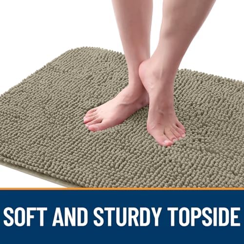 OLANLY Dog Door Mat for Muddy Paws 50x30, Super Absorbent Chenille Mud Mat - Image 4