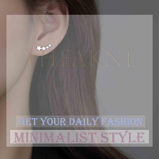 Boho Crystal Saturn Earrings Cz Orb Planet Earrings Silver Rhinestone Circle Earrings Tiny Sapphire Stud Earrings Jewelry for Women and Girls