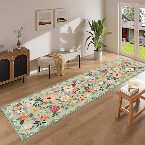 DUKINO 2x14 Runner Rug, Washable Long Kitchen Runner Rug Non Slip - Image 6