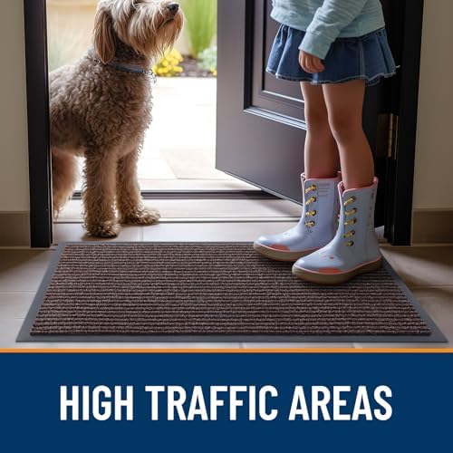OLANLY 2-Pack Front Door Mats 29.5x17, Waterproof Heavy-Duty Doormats - Image 7