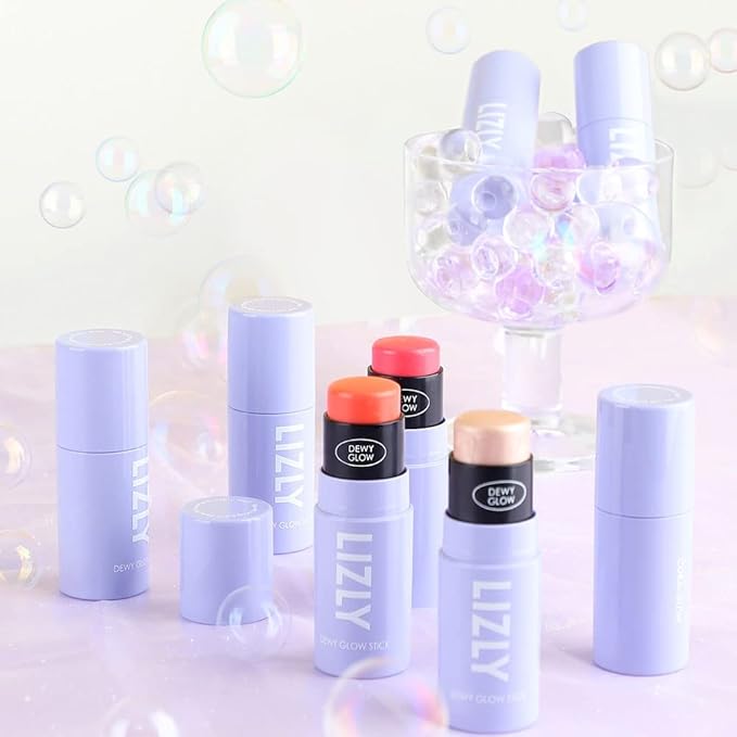Vegan Blush Stick Multi Balm Cheek Stick Korean Make Up Dewy Glow Balm Stick sonrojo (03 Luminous)