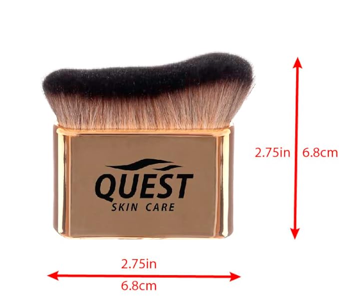 Tan Physics True Color Sunless Tanner 8 fl oz w/ Self Tanner Brush by Quest Skin Care