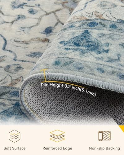 RELEANY Washable Area Rug, Small 2'x4' - Image 4