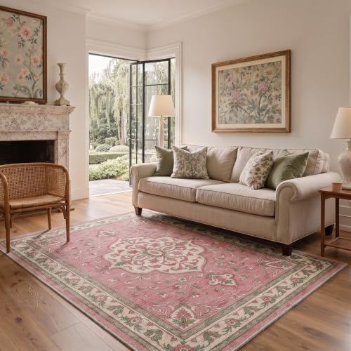 GENIMO 5X8 Outdoor Rug, Washable - Image 6