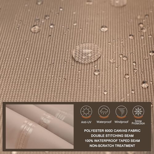 ULTCOVER Waterproof Round Patio Table Cover 60 inch - Image 5