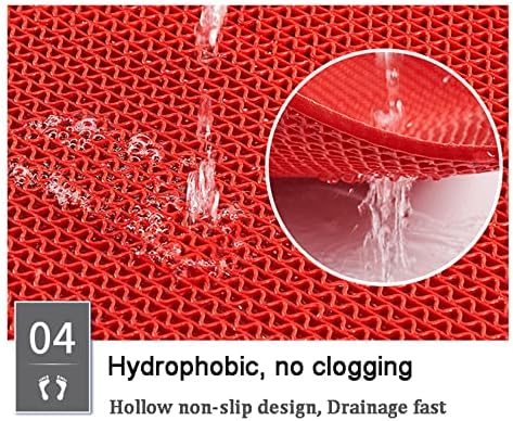 Drainage Non Slip Mats 3'x10' Heavy Duty Commercial Floor Mat Mesh Hollow Door - Image 5