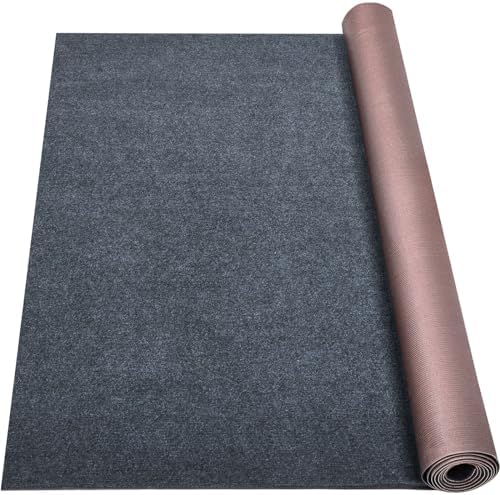 Grefinity Marine Carpet, 5 FT x 10 FT Dark Gray Indoor Outdoor Carpet by Grefinity