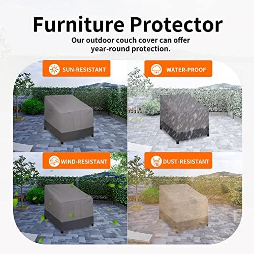 Easy-Going Heavy Duty Outdoor Chair Cover, 2 Pack-37Wx30Dx31H inch - Image 6