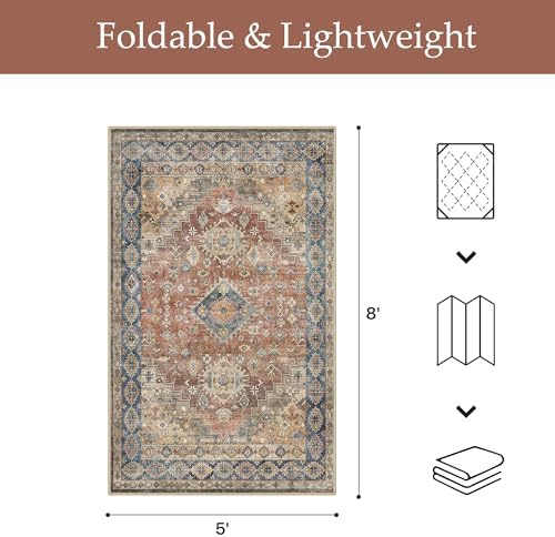 GENIMO Indoor Outdoor Rug, Washable - Image 2