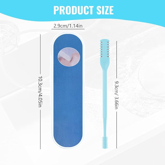 Nasal Hair Cutter, 2025 Upgraded Double Sided Noses Hairs Knife, 360° Rotating Portable Manual Nose Hair Trimmer, Noses Hairs Remover for Women Men Travel Essentials (Dark Green, 3 Pcs)