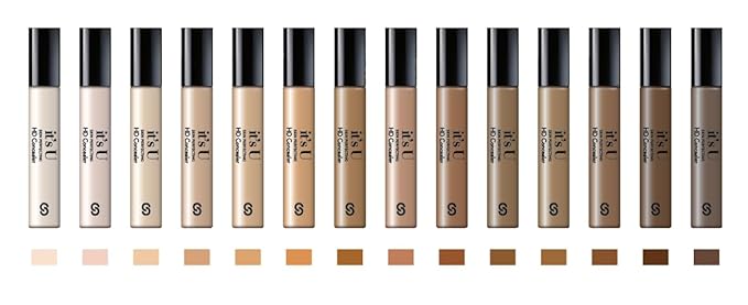 Sistar it's U Skin Perfecting HD Concealer Full Coverage Lightweight Long Lasting Correcting Liquid Contour Cover Masker Makeup 5 ml / 0.17 fl. oz (Tan)
