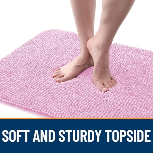 OLANLY Dog Door Mat for Muddy Paws 48x30, Super Absorbent Chenille Mud Mat - Image 4