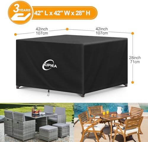 Kipiea Outdoor Furniture Covers Waterproof, 420D Heavy-Duty Patio Furniture Set - Image 2