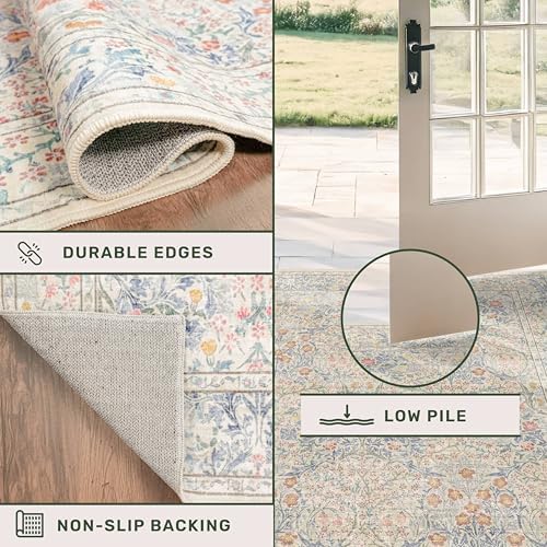 Hazo Haus Washable Bathroom Runner Rug 2x5, Non Slip Runner - Image 4