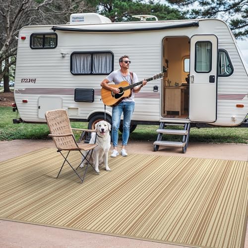 GENIMO Outdoor Rug, Waterproof Plastic Rugs - Image 4