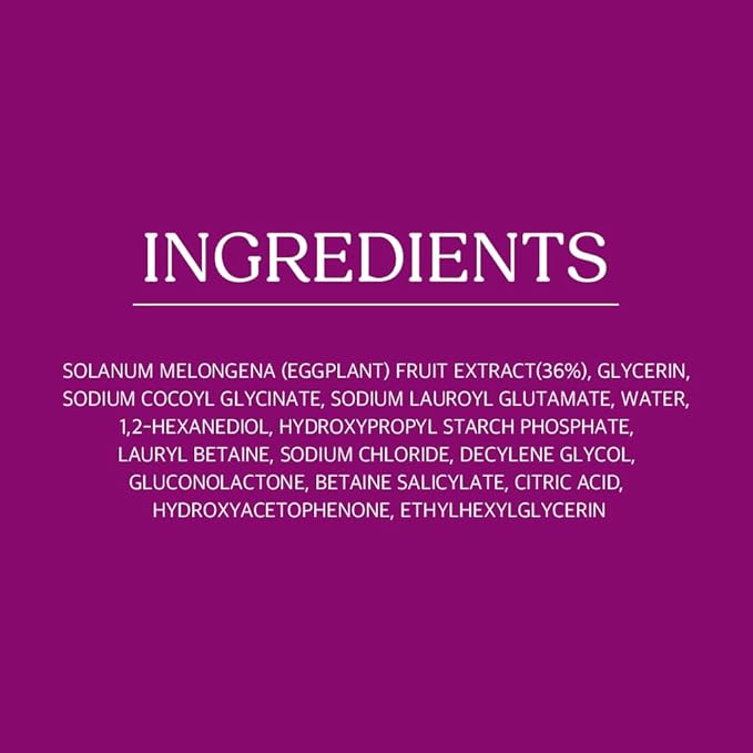 Papa Recipe Eggplant Moisturizing Cleansing Foam for Sensitive, Dehydrated, and Acne-Prone Skin