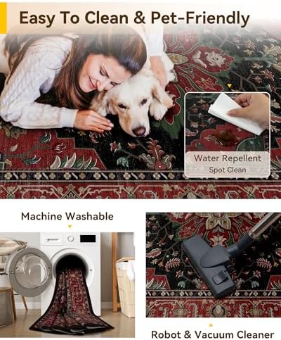 RELEANY Washable Area Rug - Image 5