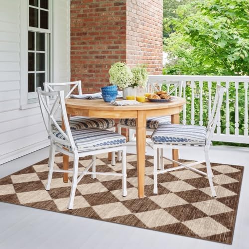 4x6 Covered Outdoor Patio Rug - Image 6
