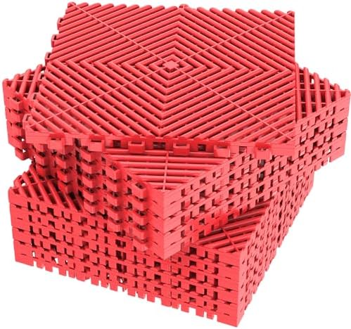 Jocoevol 12-Pcs Interlocking Tile, Non-Slip Heavy-Duty Polypropylene Splicing by JOCOEVOL