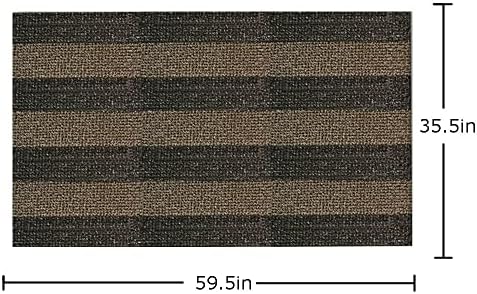 CLEAN MACHINE 10376916 Astroturf Dirt Trapper Doormat, 35.5" x 59.5", Patio - Image 3