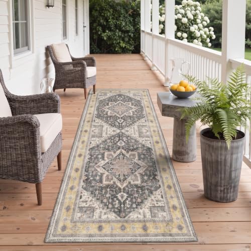 GENIMO 5X8 Outdoor Rug, Washable - Image 5